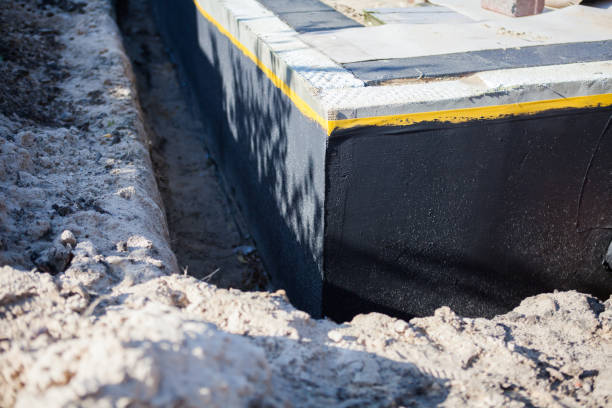 Professional Waterproofing technician working in Nutley, NJ